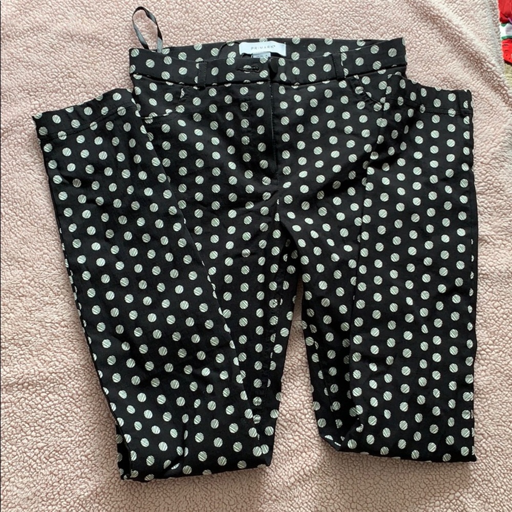 Polka dot skinny pant
